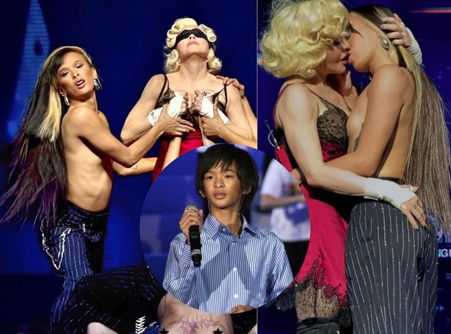Bailarina trans que beija Madonna em show fez sucesso em reality musical  quando criança; conheça