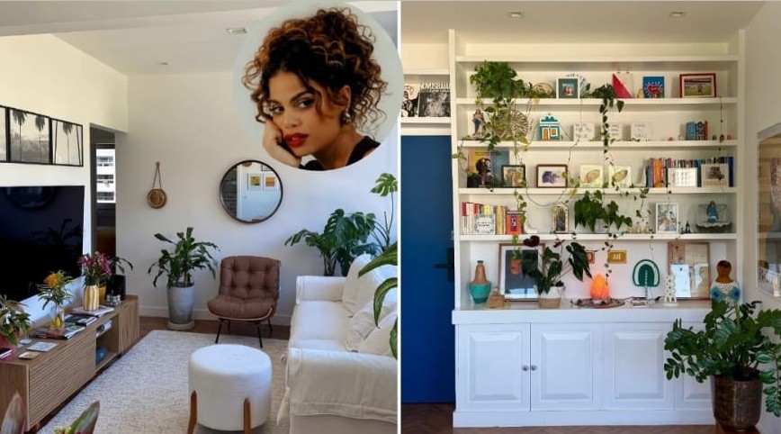 Filha de Brown, Clara Buarque mostra apartamento em que vive sozinha no Rio; fotos