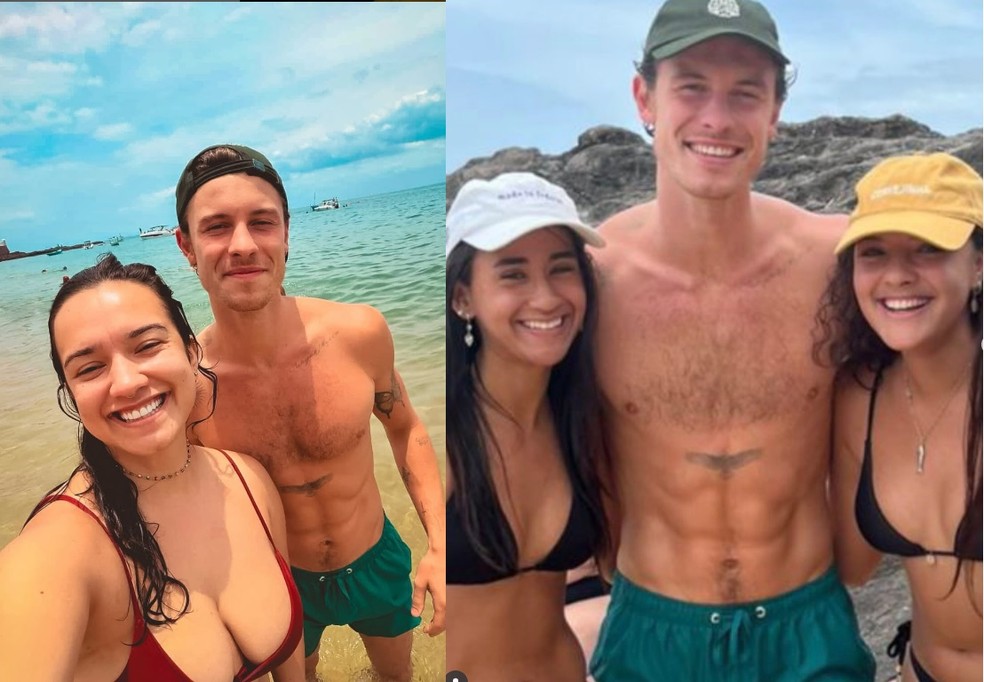 Shawn Mendes posa com fãs em Salvador no início de novembro e o mesmo short verde — Foto: Reprodução/Instagram