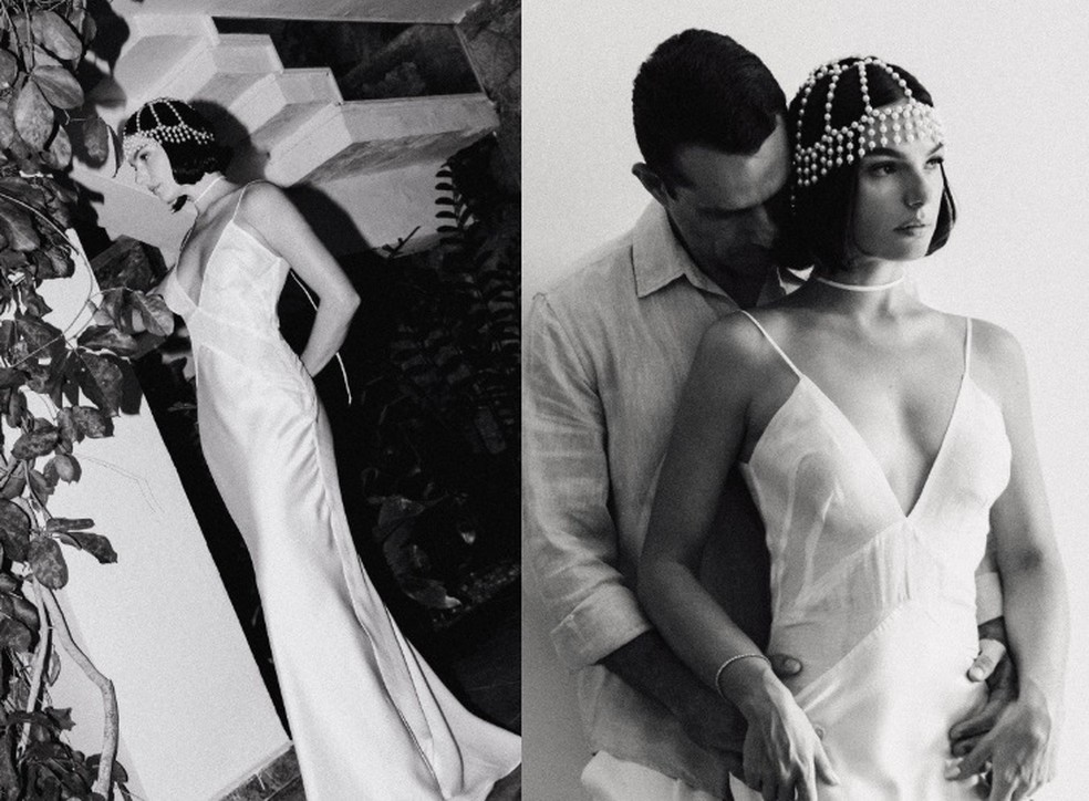 Isis Valverde abre álbum de fotos de casamento intimista com Marcus Buaiz — Foto: Reprodução/Instagram