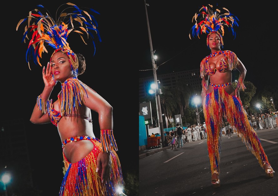 Carmen Mondego é musa da Imperatriz Leopoldinense