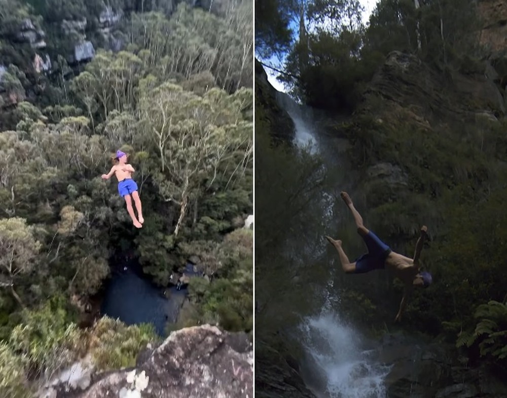 contioutra.com - Salto de penhasco para quebrar recorde mundial termina com múltiplas fraturas e resgate de emergência - veja o vídeo