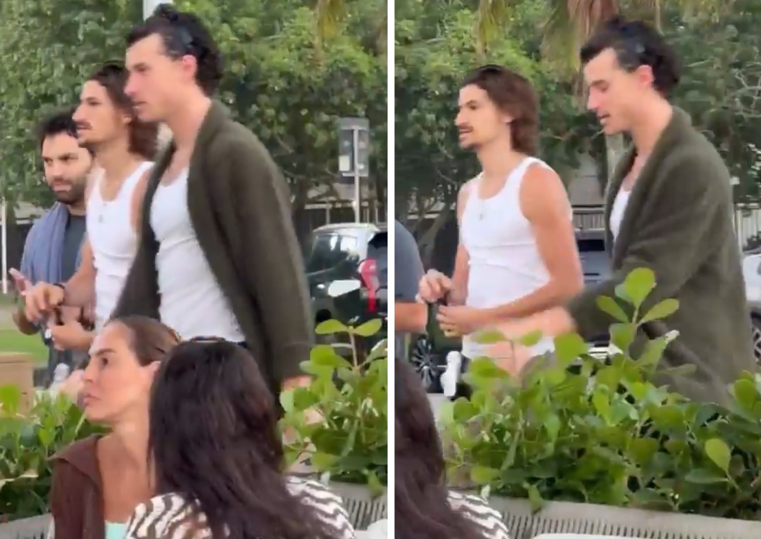 Shawn Mendes volta para o Brasil com Bruna Marquezine após viagem à Angola e recebe amigos: 