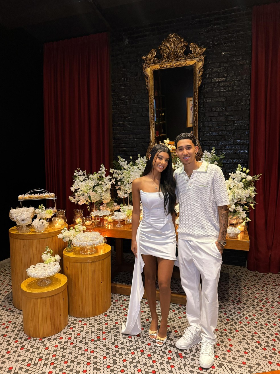 Filha de L&eacute;o Moura e Camila Moura, Bella se casou com Isaque Silva &mdash; Foto: Reprodu&ccedil;&atilde;o/Instagram