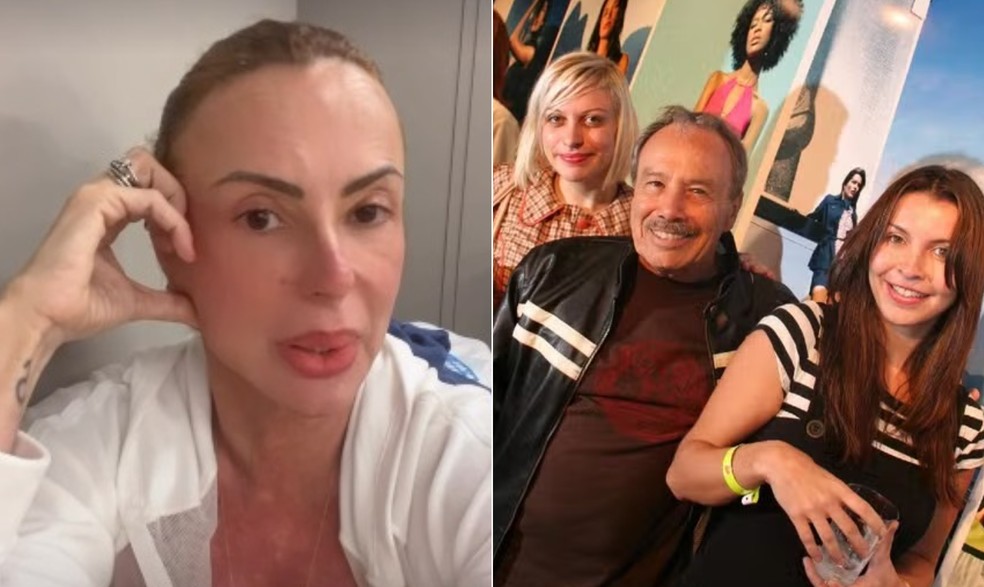 Mari Saade, esposa de Stênio Garcia, critica filhas do ator, Cássia e Gaya — Foto: Reprodução/Instagram e Fábio Cordeiro/Divulgação