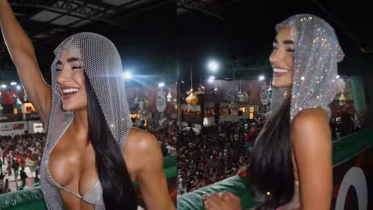 Duda Freire, Amiga de Virgínia Fonseca, Estreia como Musa na Grande Rio