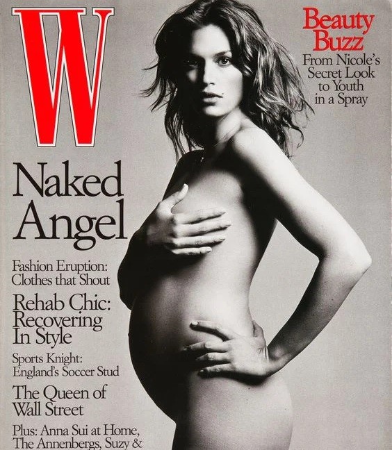 Cindy Crawford posou grávida do filho que morreu aos 27 anos em famosa capa de revista