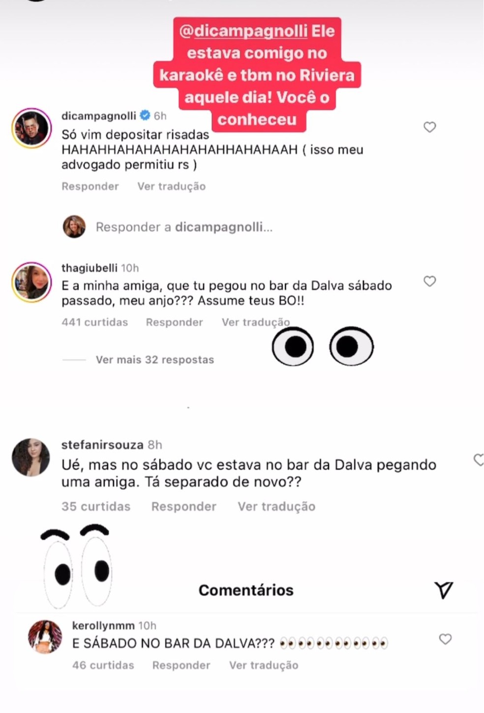 Ana Paula Renault descobre que ex-namorado casado ficou com mulher em bar — Foto: Instagram