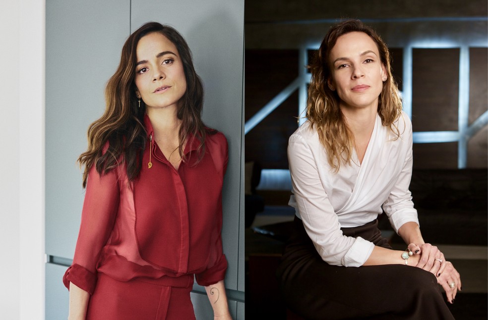 Alice Braga e Renata Brandão — Foto: Paulo Pompeia e divulgação