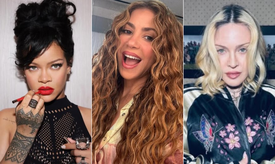 Rihanna, Shakira e Madonna são nomes de brasileiros também