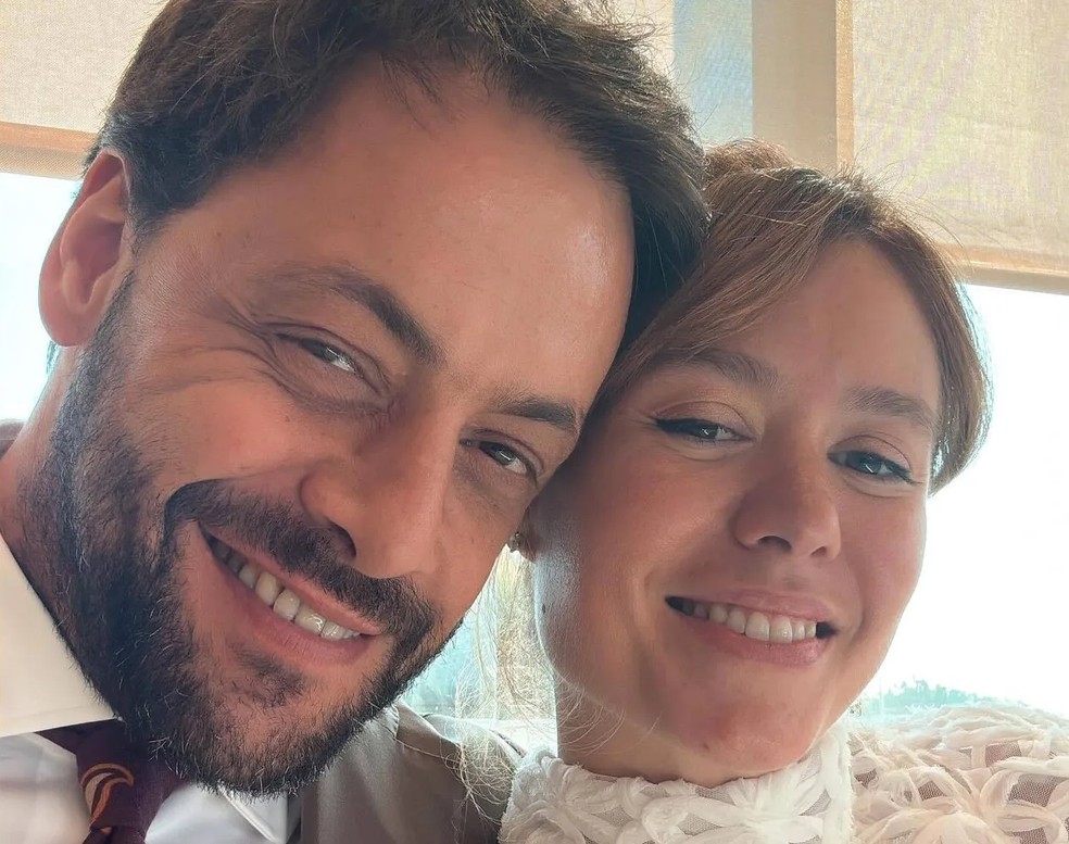 O cantor português António Zambujo e a Maria Luiza Jobim — Foto: Reprodução/Instagram