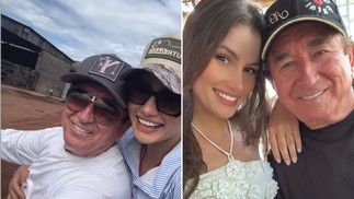 Namorada de 23 anos Amado Batista mostra viagem romântica com o cantor, de 73 — Foto: Instagram