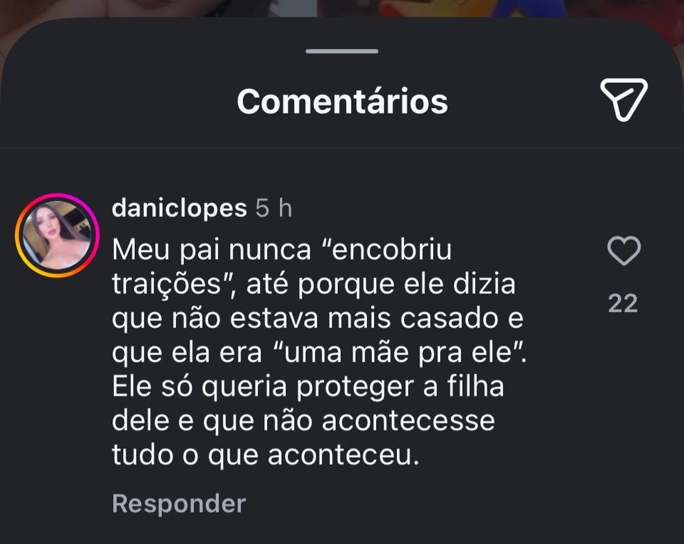Dani Lopez afirmou que Tirullipa dizia no ser mais casado  Foto: Reproduo/Instagram