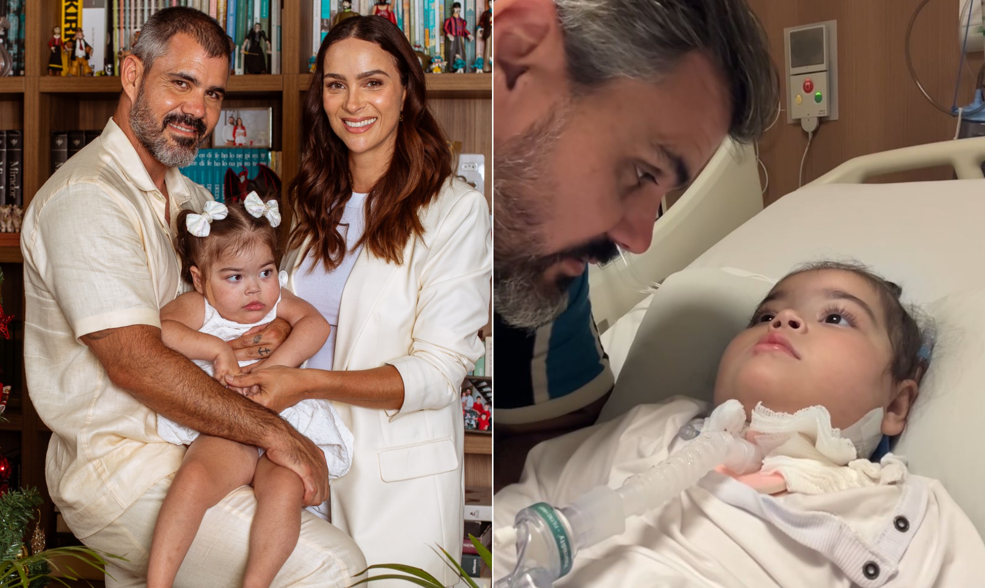 Juliano Cazarré atualiza estado de saúde da filha e denuncia golpe envolvendo nome da herdeira