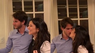 Renata Abravanel com o marido, Caio Curado — Foto: Reprodução/Instagram