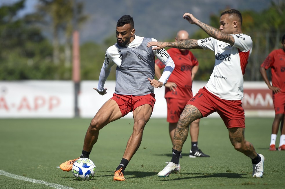 Fabrício Bruno foi quem mais atuou na era Sampaoli no Flamengo — Foto: Marcelo Cortes /Flamengo