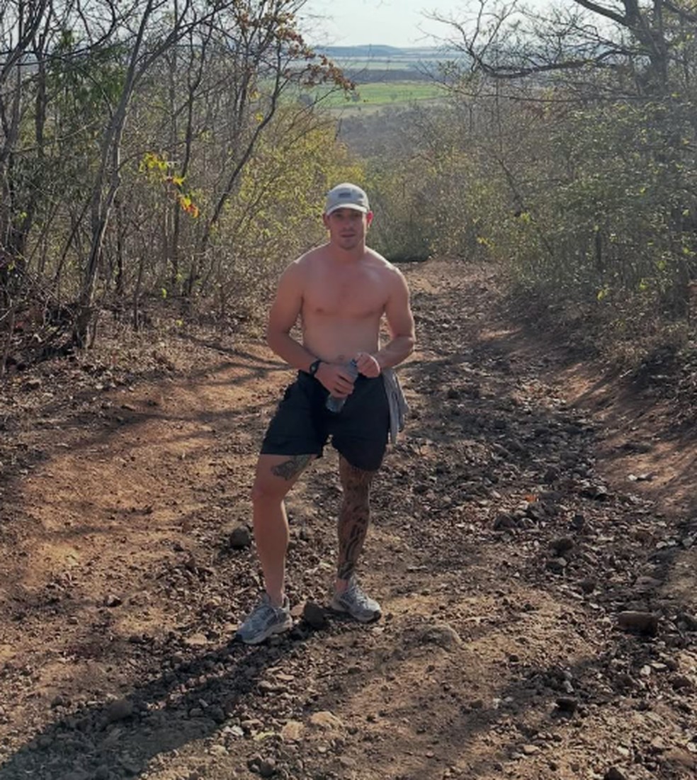 Igor em trilha no Mato Grosso do Sul — Foto: Reprodução/Instagram