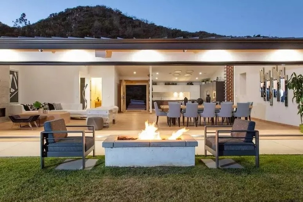 Úlima casa de Matthew Perry — Foto: reprodução