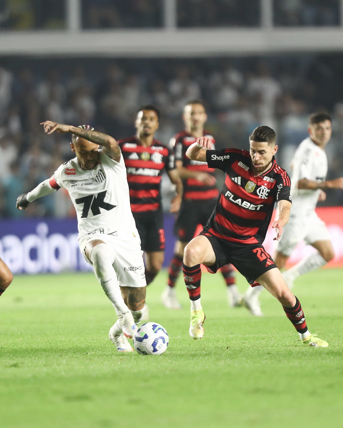 Neymar brilha e faz gol da vitória do Santos contra o Flamengo