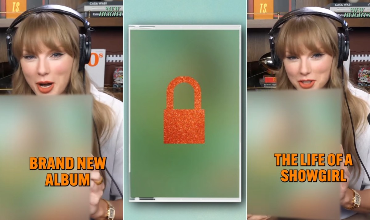 Taylor Swift Revela Novo Álbum Surpreendente em Podcast do Namorado: Fãs Correm para Garantir o Disco!