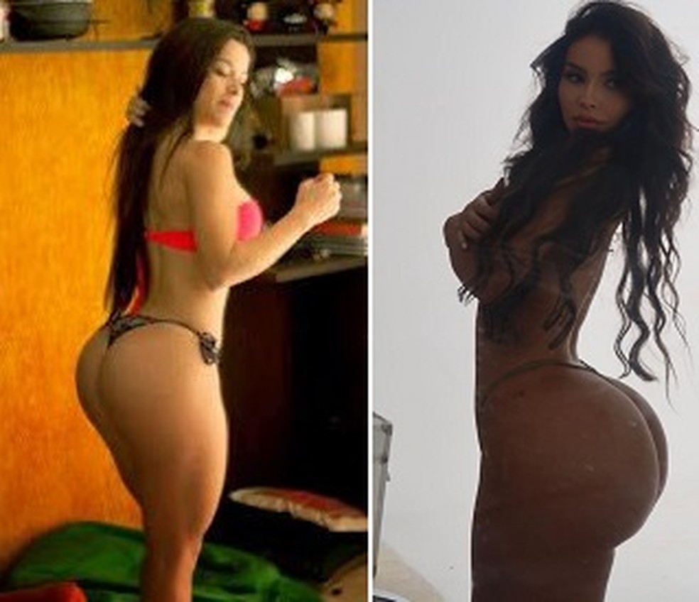 Bianca Anchieta em 2016 e atualmente — Foto: Instagram