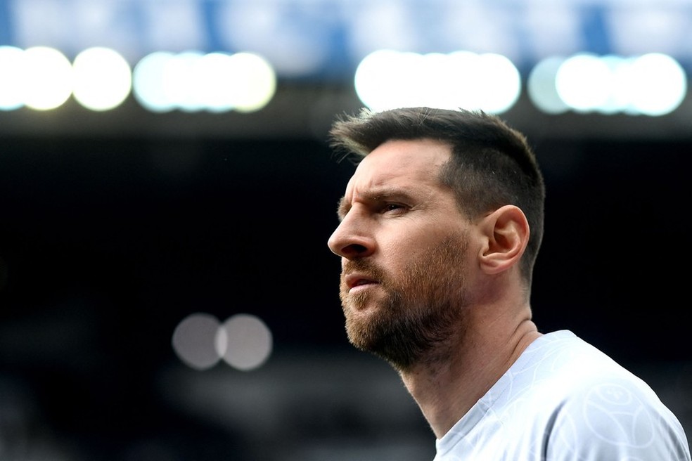 Lionel Messi está de saída do PSG — Foto: FRANCK FIFE/AFP