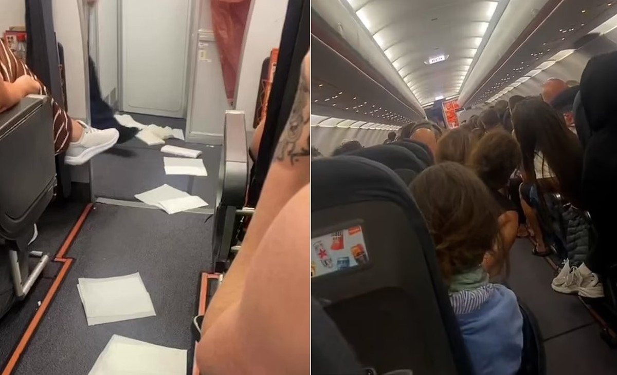 Vuelo cancelado después de que pasajeros defecaran en el suelo del baño de un avión en España |  Página no encontrada