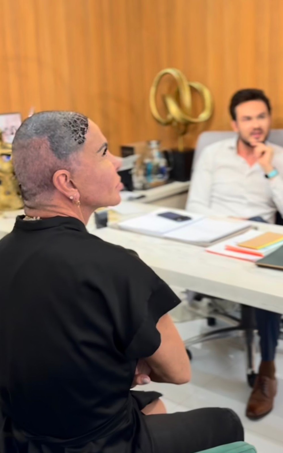 Gretchen faz tratamento contra flacidez no rosto, pernas e bumbum � Foto: Reprodu��o/Instagram