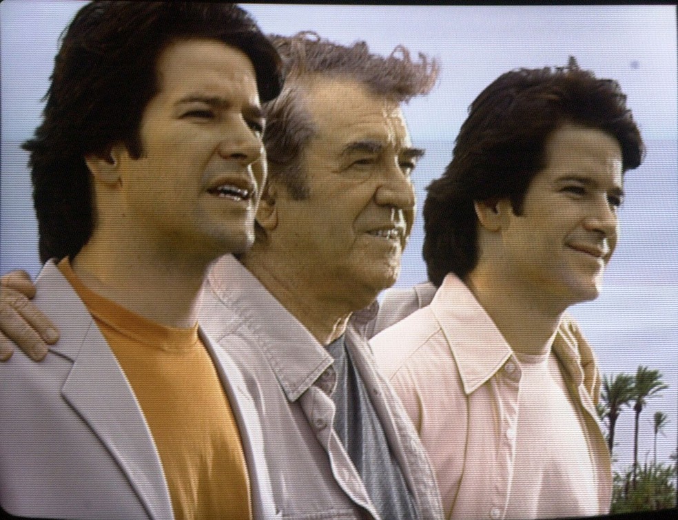 Juca de Oliveira com Murilo Benício em "O clone" — Foto: Reprodução/TV Globo