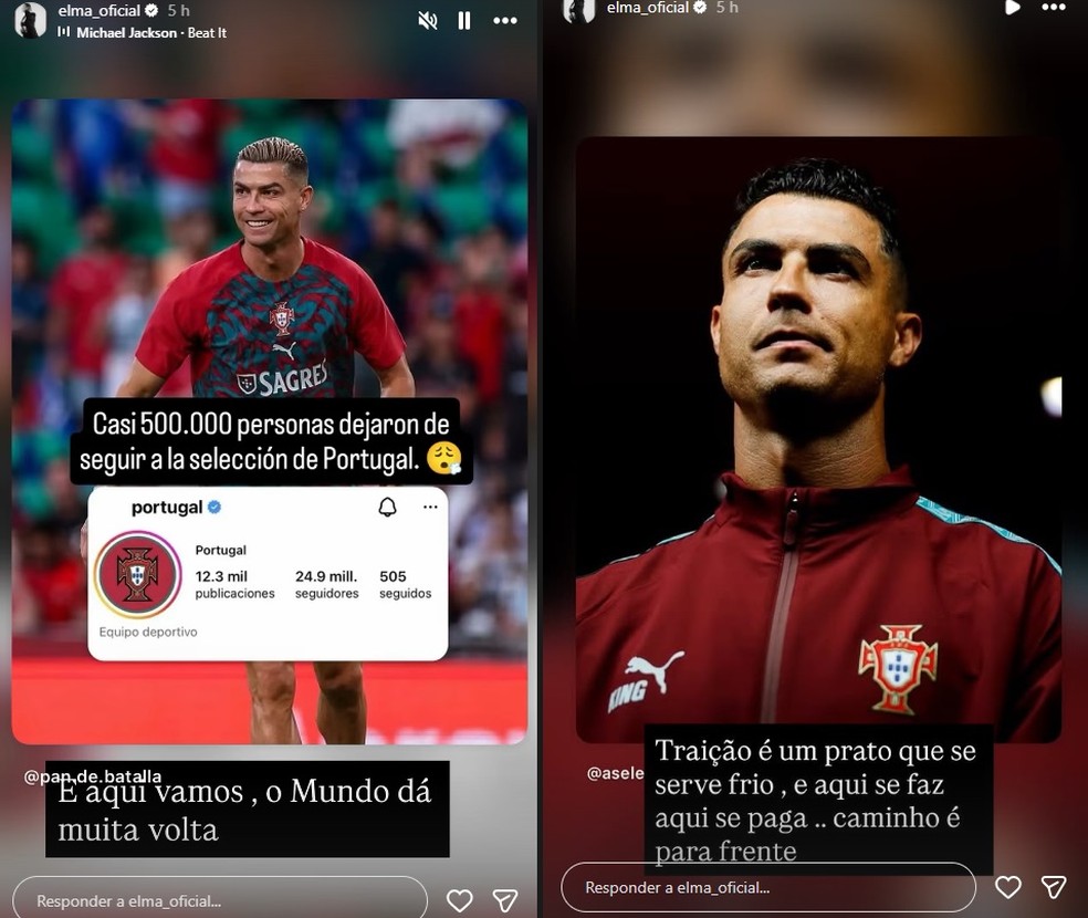Irmã de Cristiano Ronaldo celebra a perda de seguidores na seleção de Portugal — Foto: Reprodução/Instagram