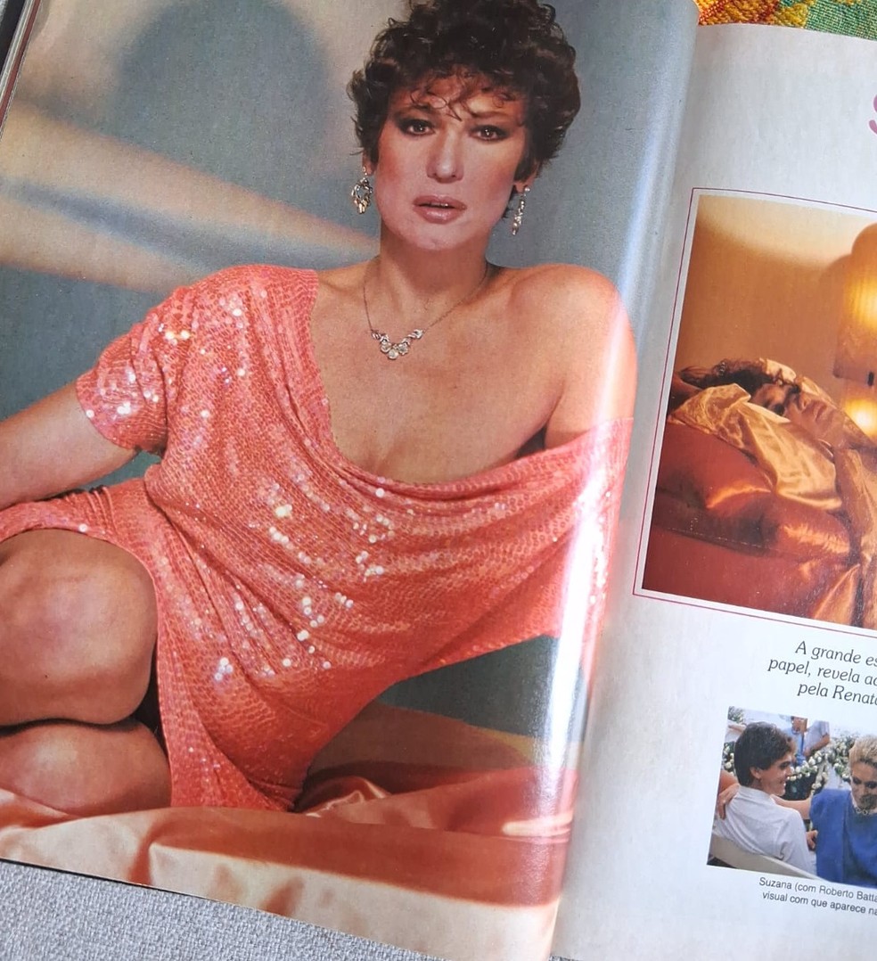 Susana Vieira na revista "Playboy" de 1985 — Foto: Reprodução