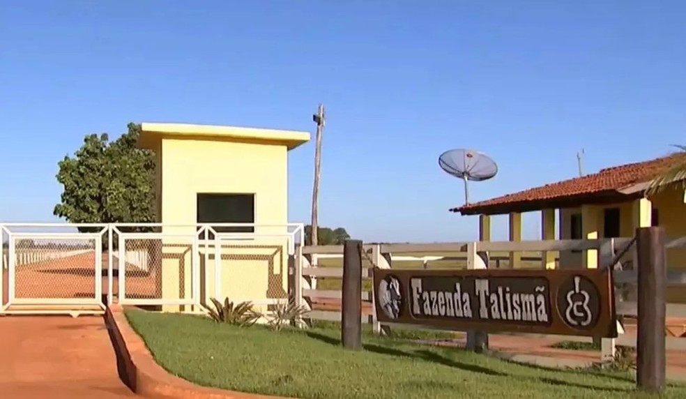 Fazenda Talismã, em Goiás, pertence ao cantor Leonardo — Foto: Reprodução/Instagram