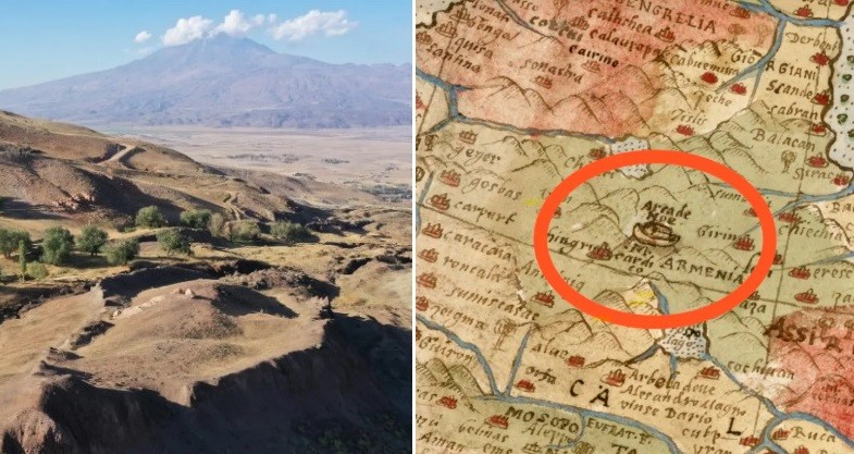 Mapa-múndi de 1587 indica que a Arca de Noé está no mesmo local de montanha que abrigaria a embarcação bíblica