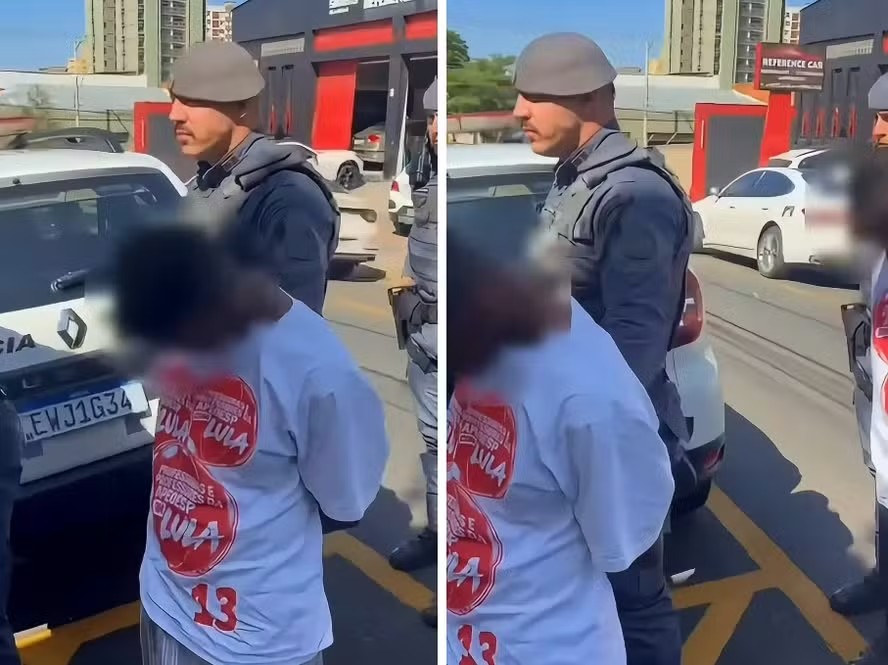 TSE determina derrubada de vídeo em que jovens são detidos com camisa do PT; PM é acusada de vestir suspeitos com as peças