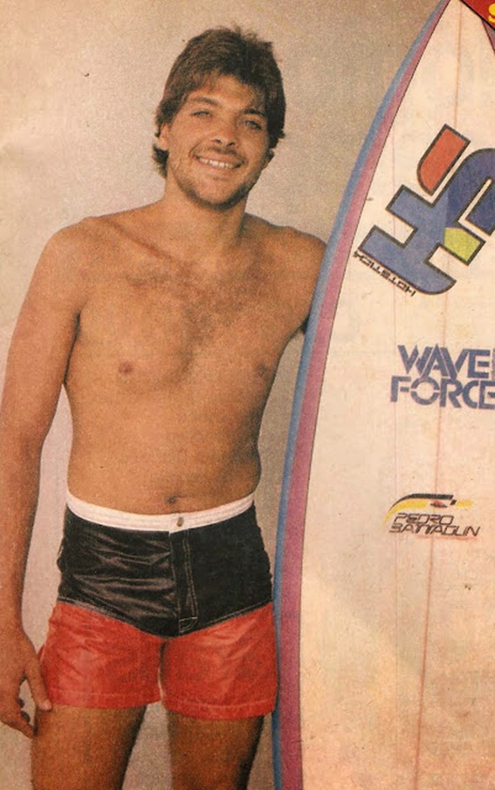 Roberto Bataglin nos anos 80 — Foto: reprodução/ instagram