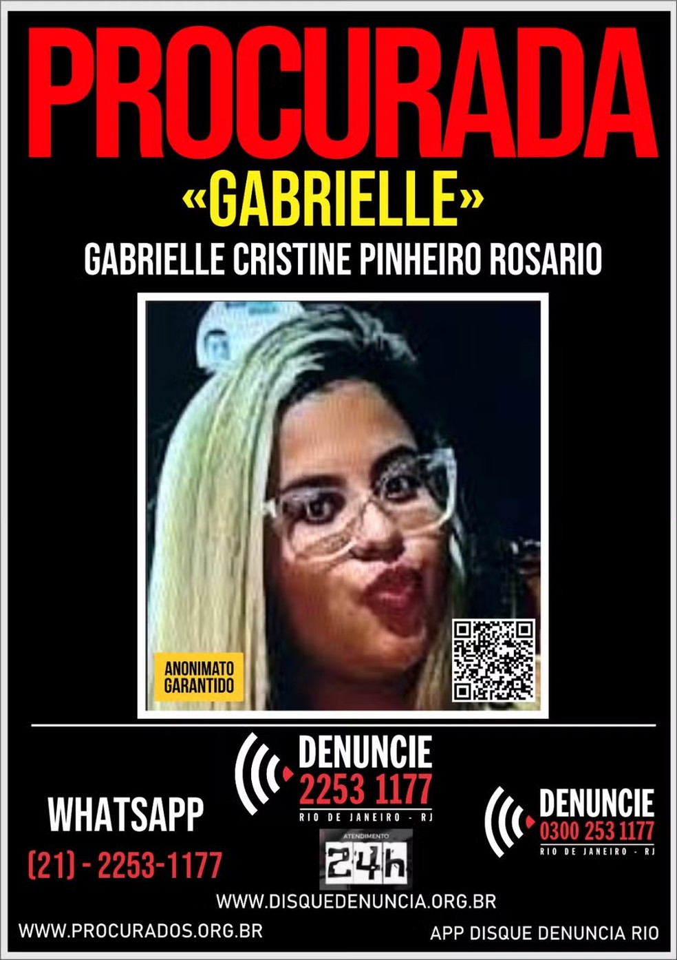 Cartaz de Gabrielle — Foto: Reprodução