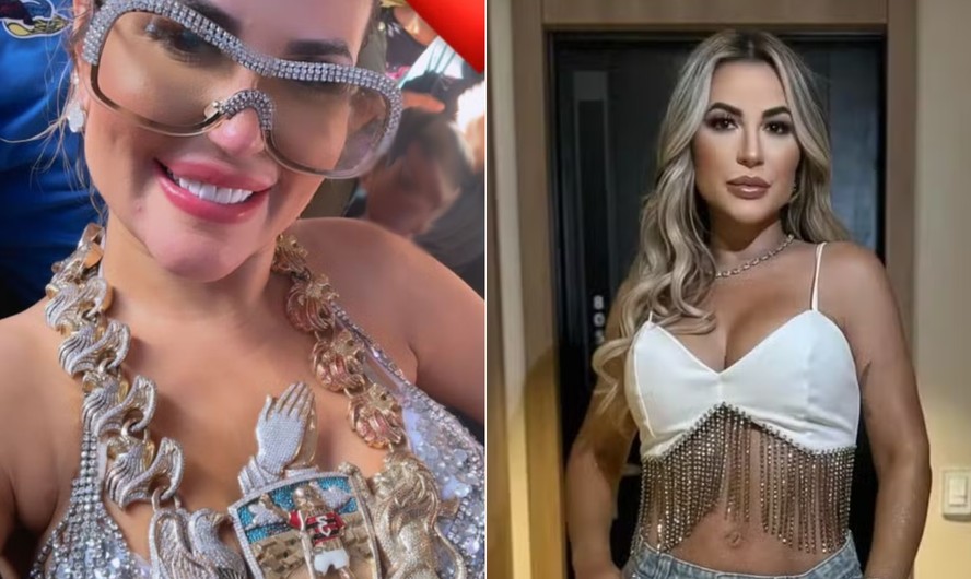 Deolane Bezerra usou colar de traficante em baile no Complexo da Maré, no Rio