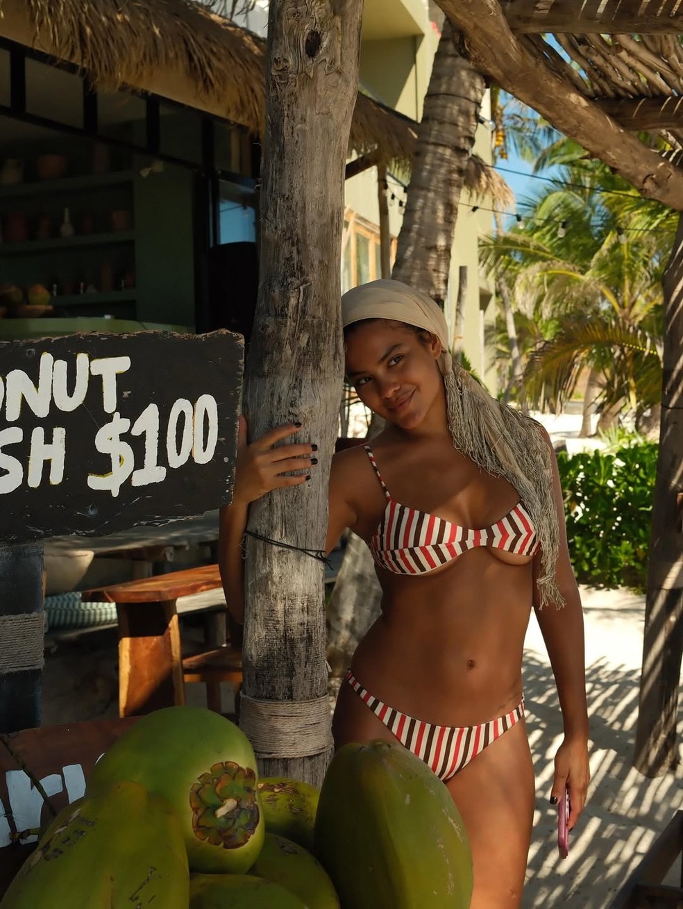Bella Campos abre &aacute;lbum de f&eacute;rias em Tulum, no M&eacute;xico &mdash; Foto: Reprodu&ccedil;&atilde;o/Instagram