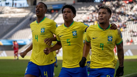 Brasil goleia Tunísia e avança para as quartas de final do Mundial sub-20
