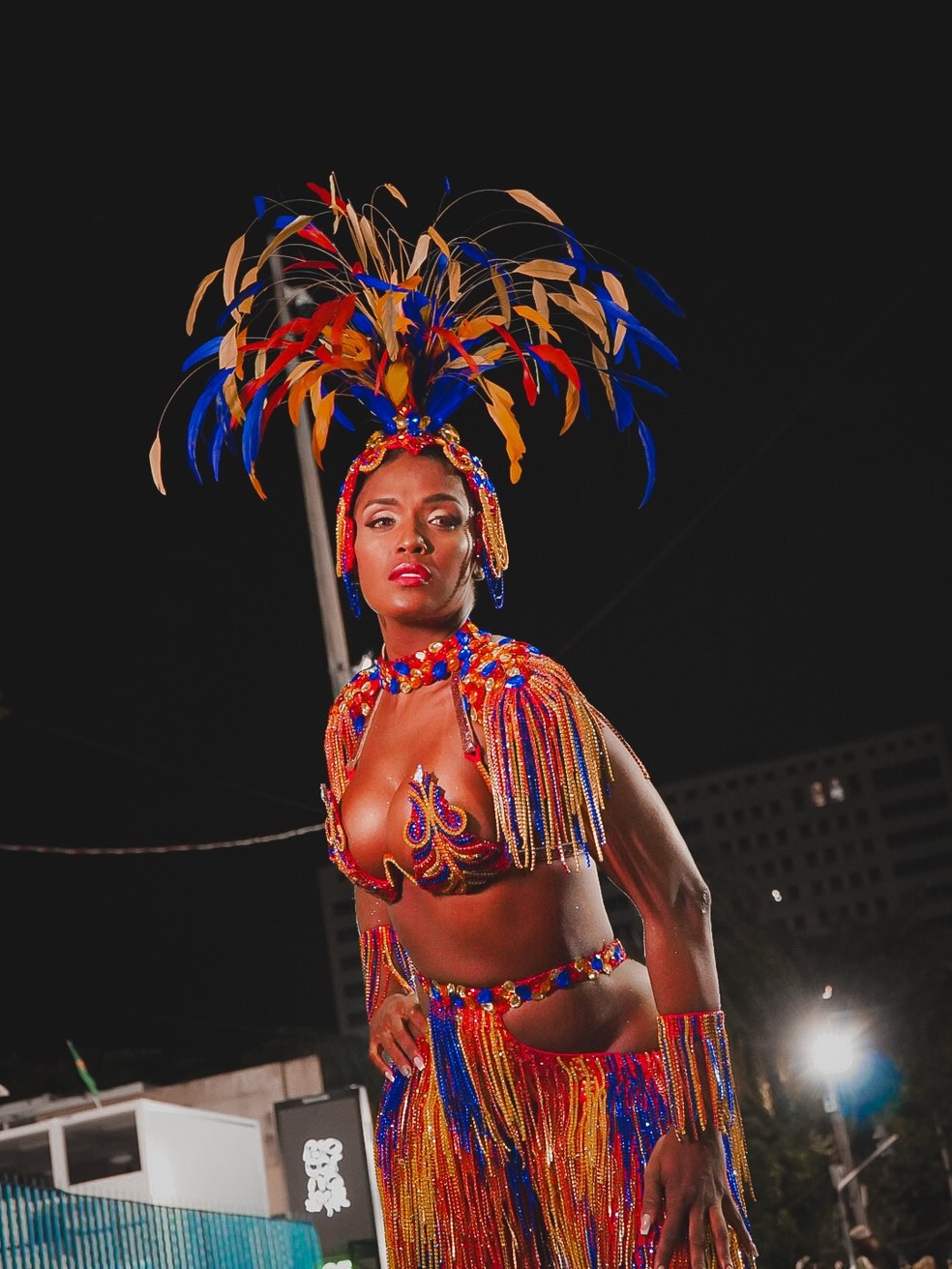 Carmen Mondego é musa da Imperatriz Leopoldinense — Foto: Gipe Produção/Instagram