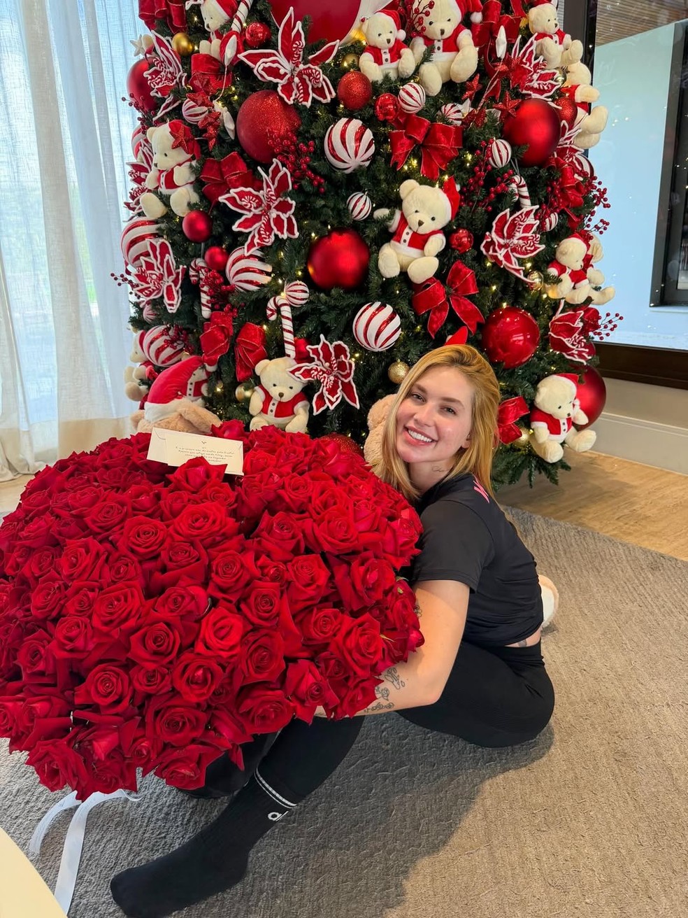 Árvore de Natal da Virginia — Foto: Reprodução / Instagram