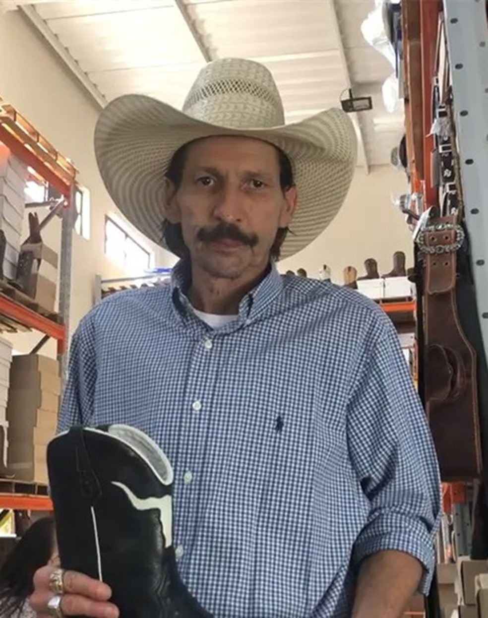 O locutor Asa Branca em 2018 — Foto: Reprodução/Instagram