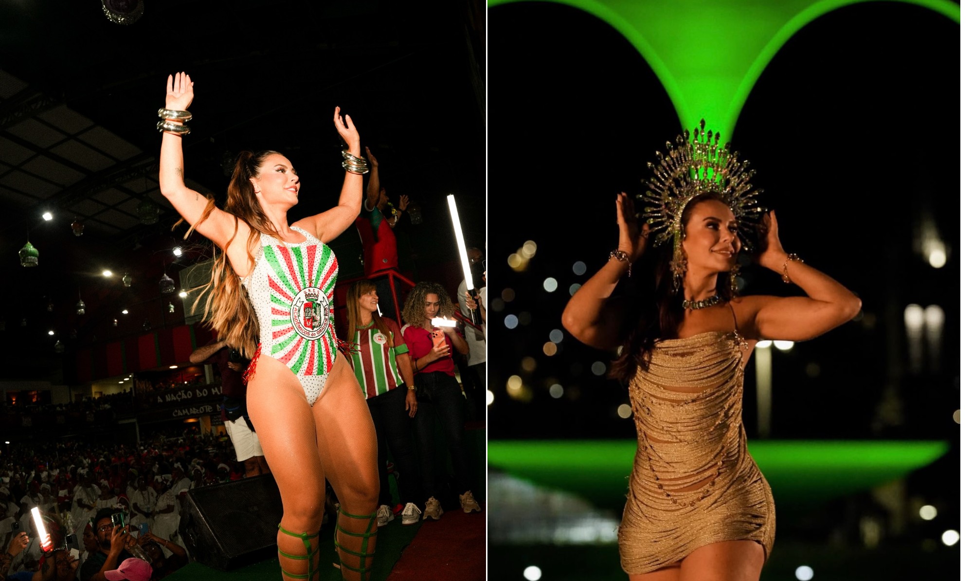 Antes de ir para Imperatriz, Paolla Oliveira foi rainha de bateria da Grande Rio; relembre momentos marcantes