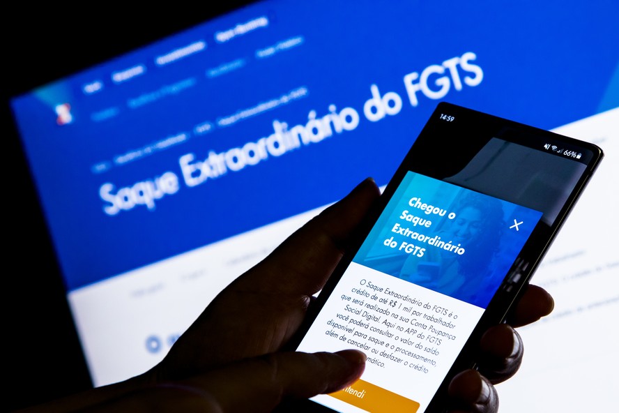 Caixa Econômica apresenta novos site e aplicativo para celular para o saque extraordinário do FGTS