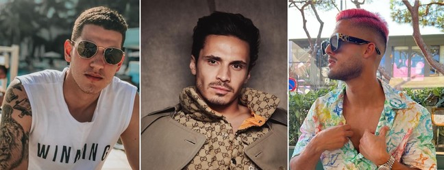 Novos galãs da seleção: Nino, Raphael Veiga e Yan Couto — Foto: rep/instagram