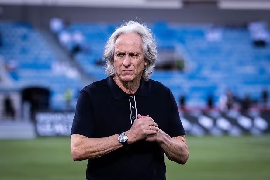 Jorge Jesus no fim da última temporada