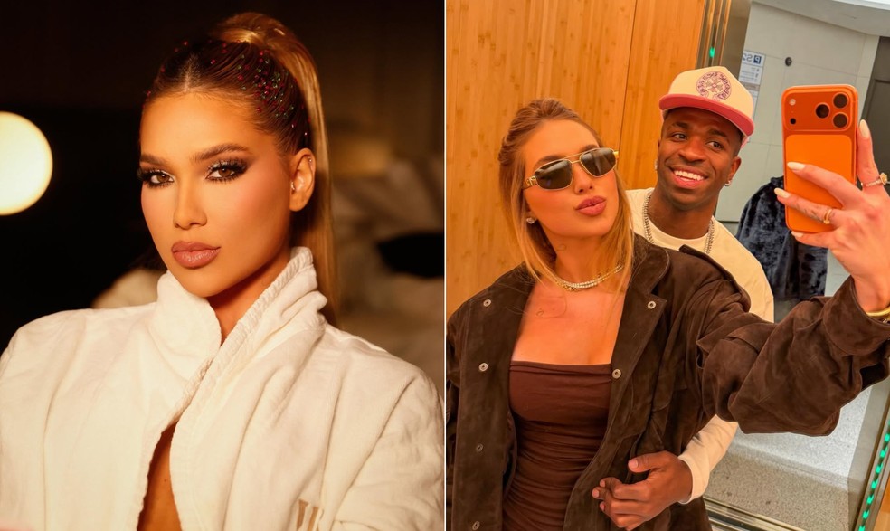 Virginia namora o jogador Vini Jr, que mora na Espanha — Foto: Reprodução/Instagram