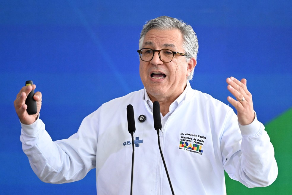 O ministro da Sa&uacute;de, Alexandre Padilha &mdash; Foto: Evaristo S&aacute; / AFP