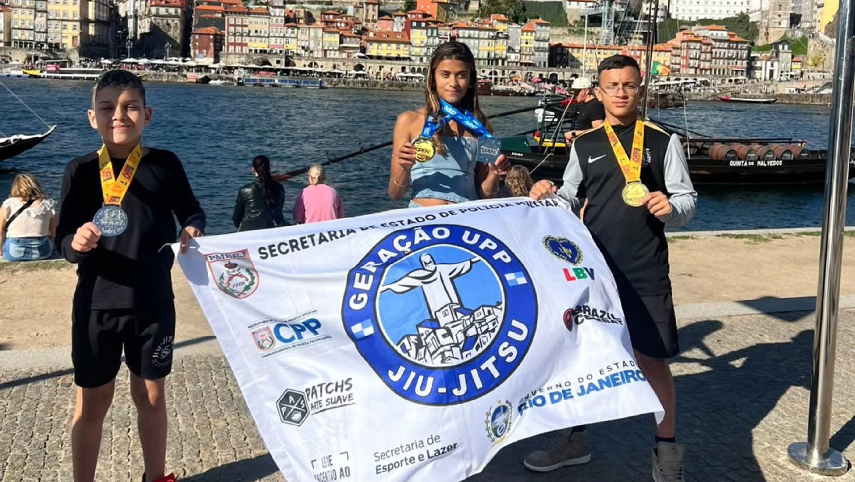 Jovens de projeto social do Rio sobem ao pódio no Campeonato Europeu de Jiu-Jitsu em Lisboa