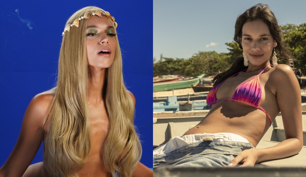 Alane Dias aparece de topless como sereia no cinema e faz sua primeira novela na Globo